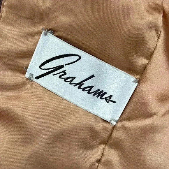 1970S RABBIT FUR BOMBER Vintage JACKET - Picture 5 of 6